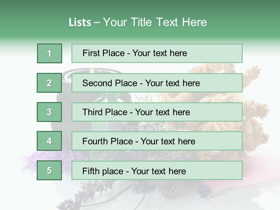Spa Candles PowerPoint Template