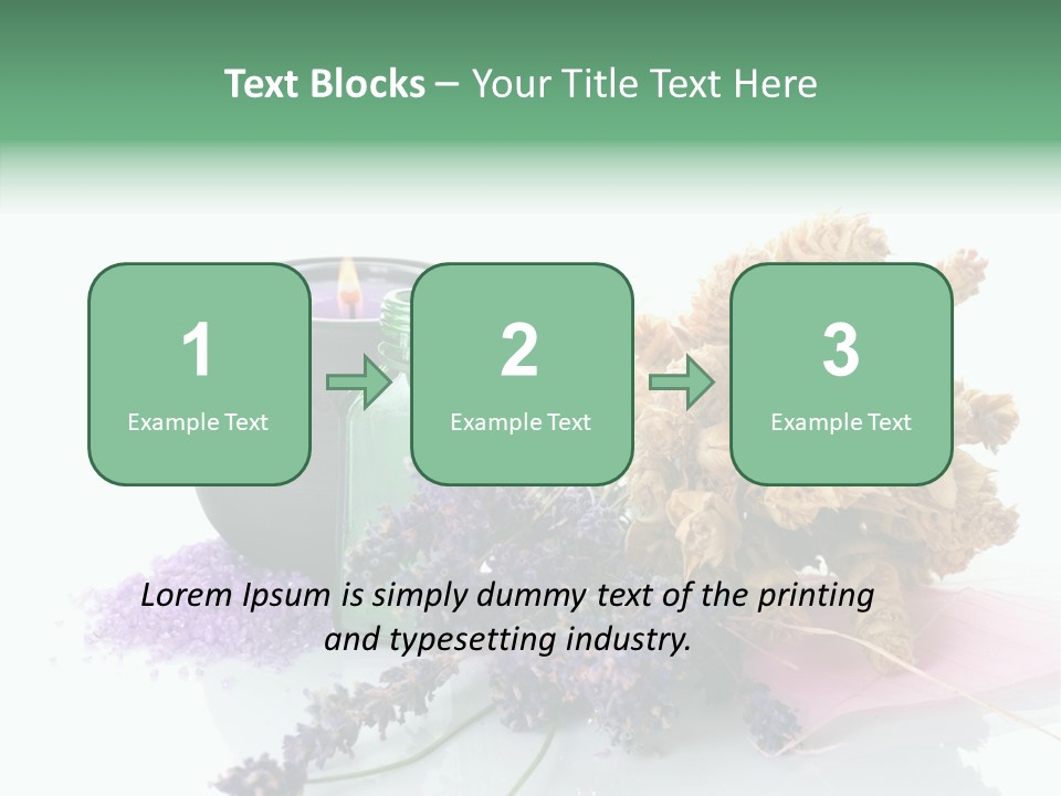Spa Candles PowerPoint Template
