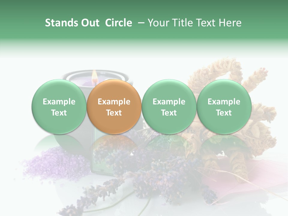 Spa Candles PowerPoint Template