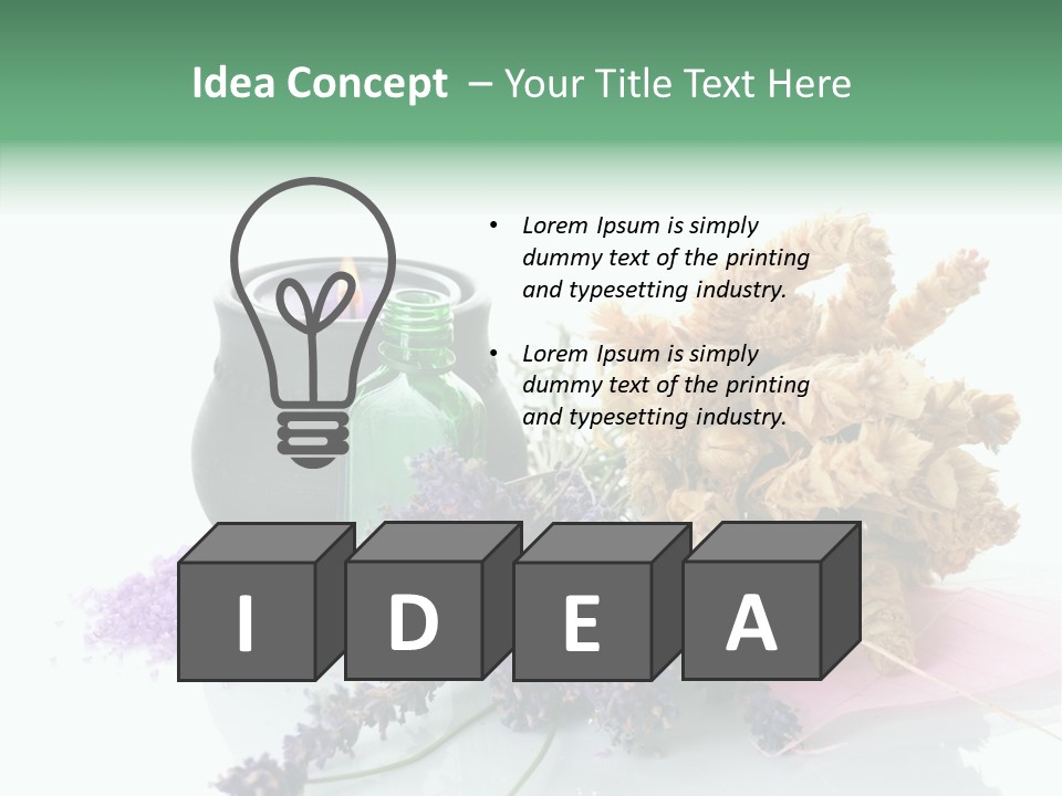 Spa Candles PowerPoint Template