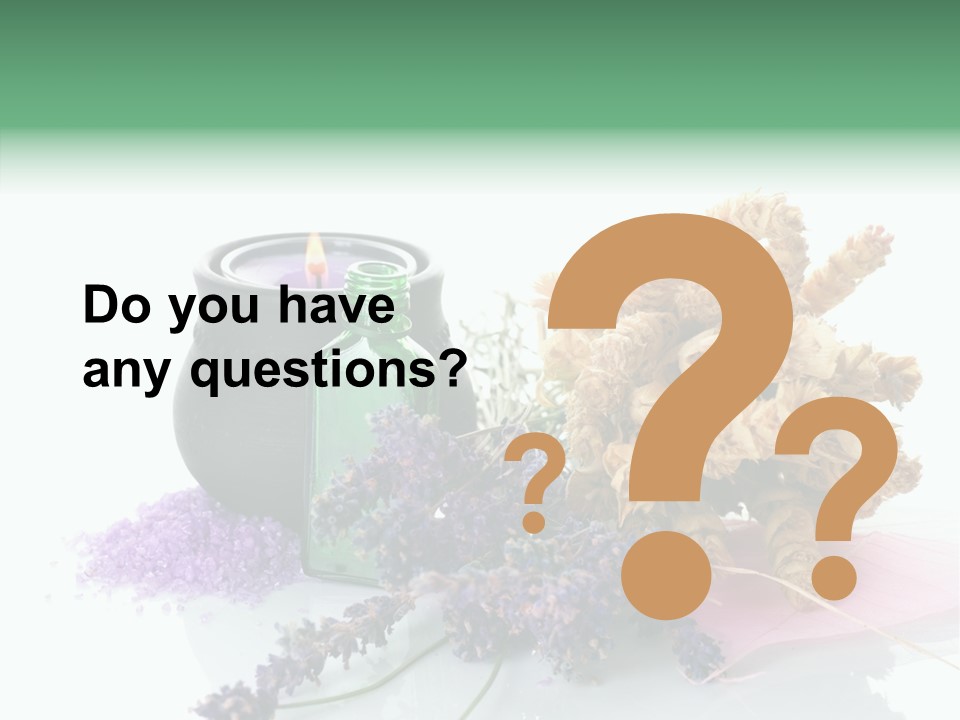 Spa Candles PowerPoint Template