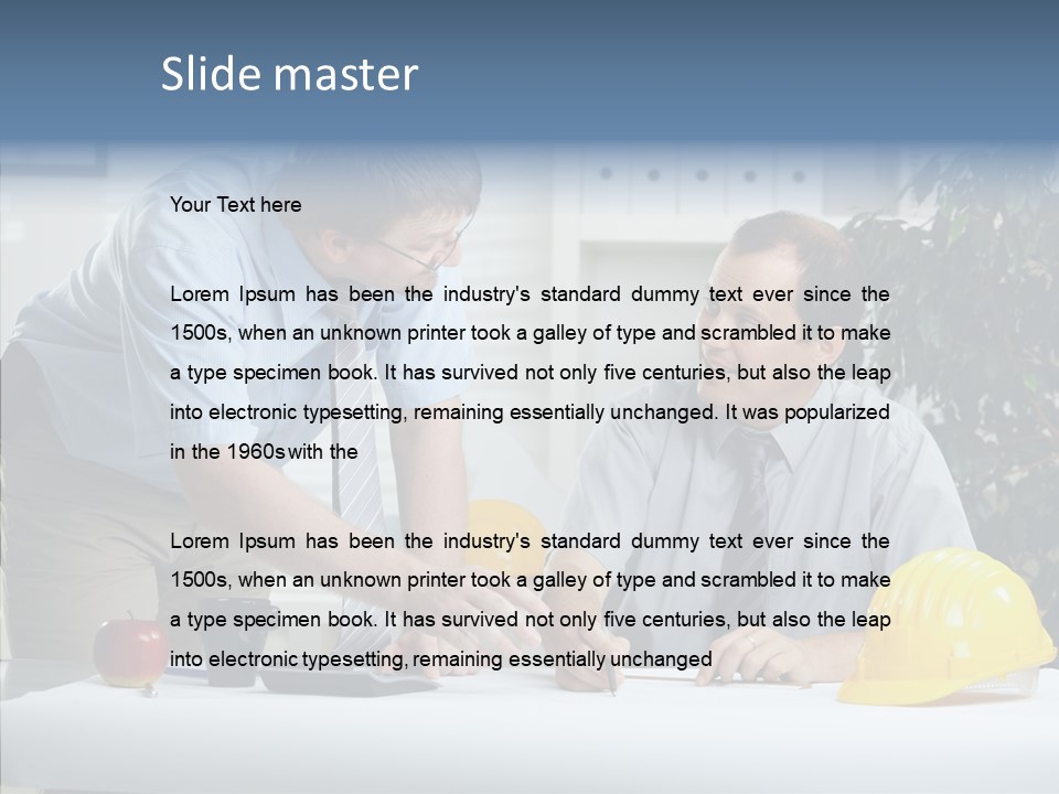 Engineers Talking PowerPoint Template