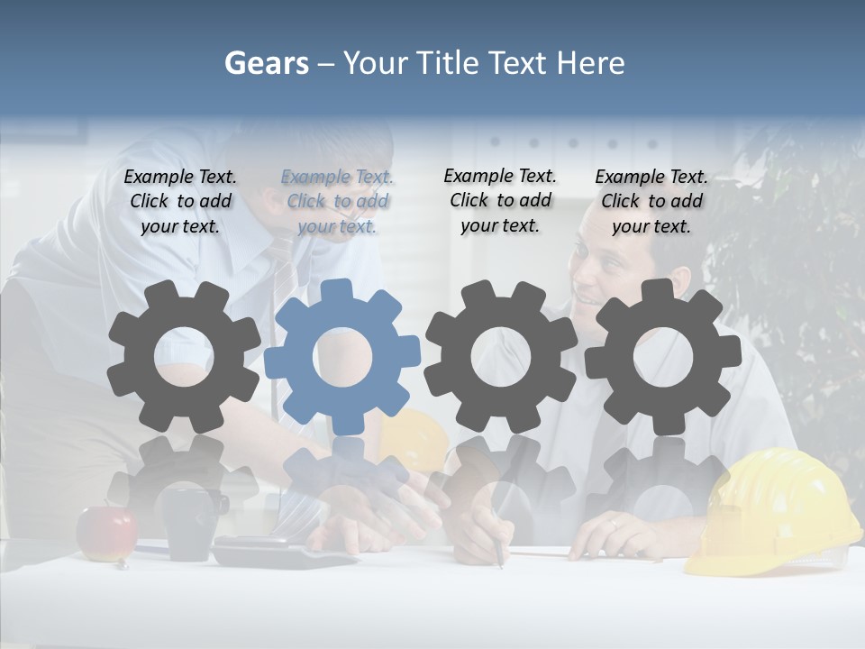 Engineers Talking PowerPoint Template