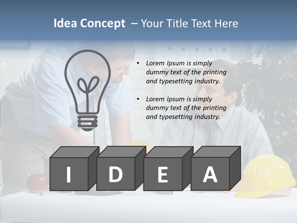 Engineers Talking PowerPoint Template