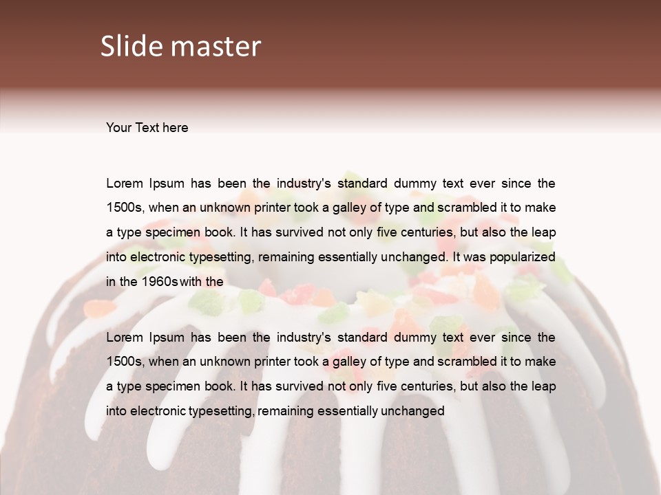 Perfect Chocolate Anniversary PowerPoint Template