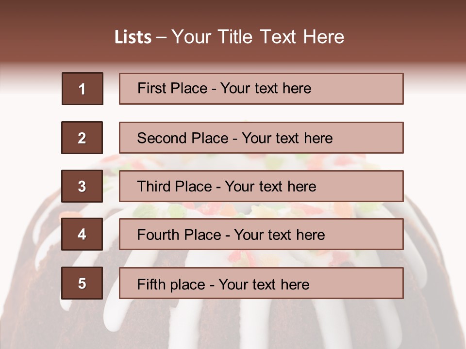 Perfect Chocolate Anniversary PowerPoint Template