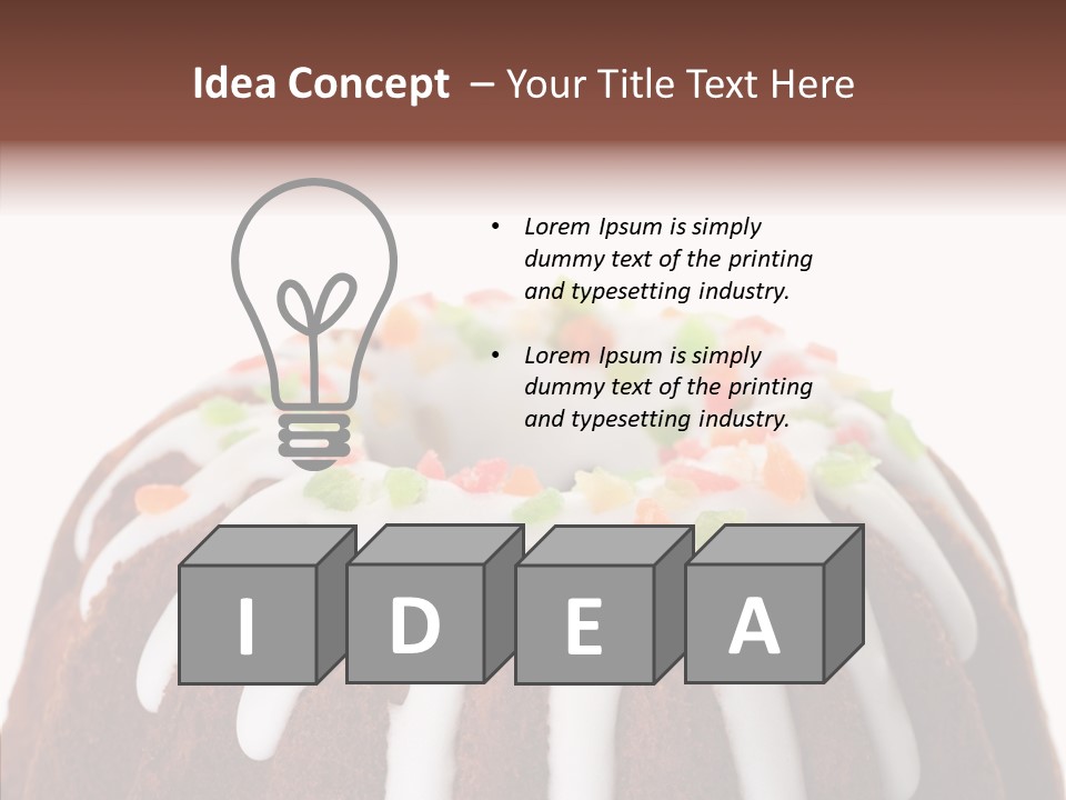 Perfect Chocolate Anniversary PowerPoint Template