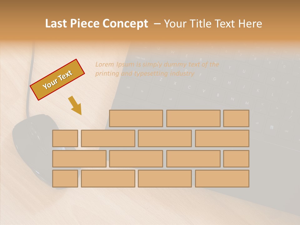 Table Paperwork Gray PowerPoint Template