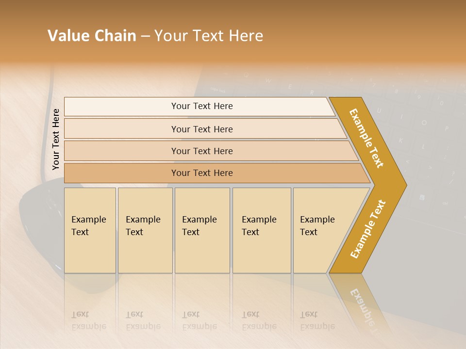 Table Paperwork Gray PowerPoint Template