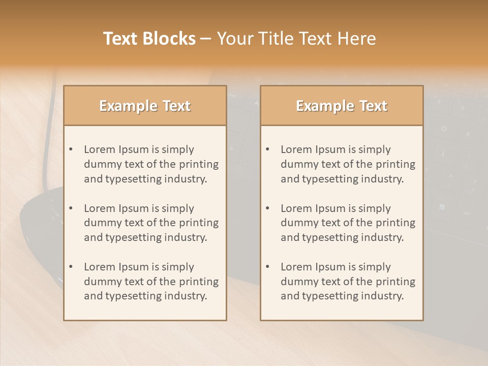 Table Paperwork Gray PowerPoint Template