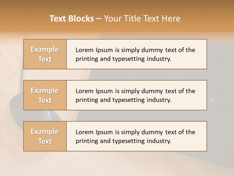 Table Paperwork Gray PowerPoint Template