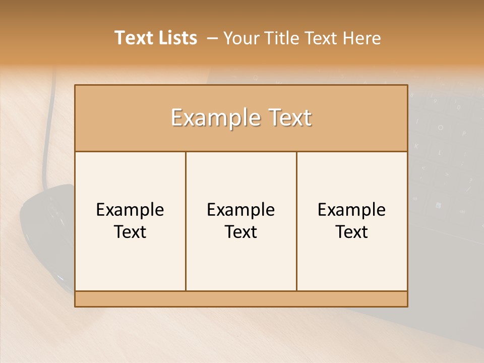 Table Paperwork Gray PowerPoint Template
