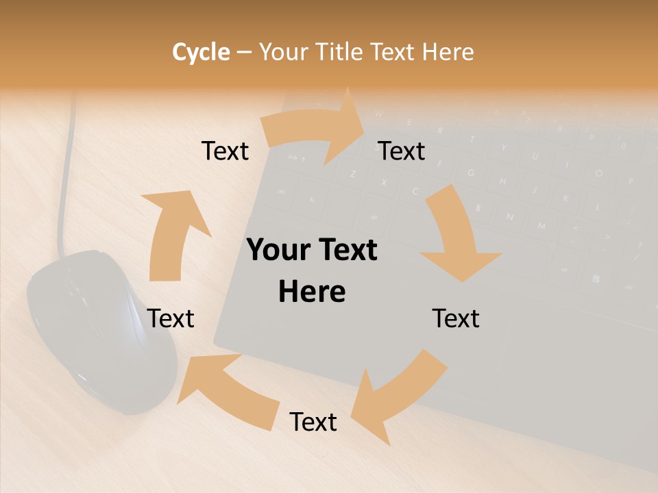 Table Paperwork Gray PowerPoint Template