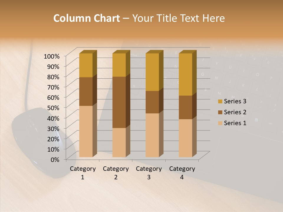 Table Paperwork Gray PowerPoint Template