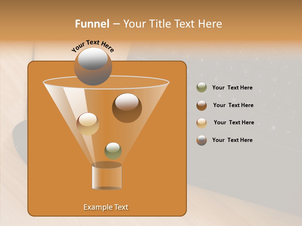Table Paperwork Gray PowerPoint Template