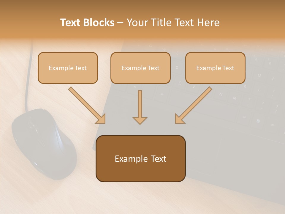 Table Paperwork Gray PowerPoint Template