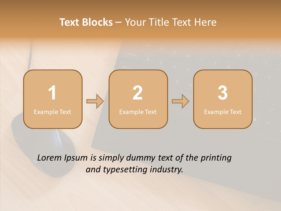Table Paperwork Gray PowerPoint Template