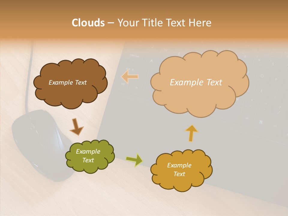 Table Paperwork Gray PowerPoint Template