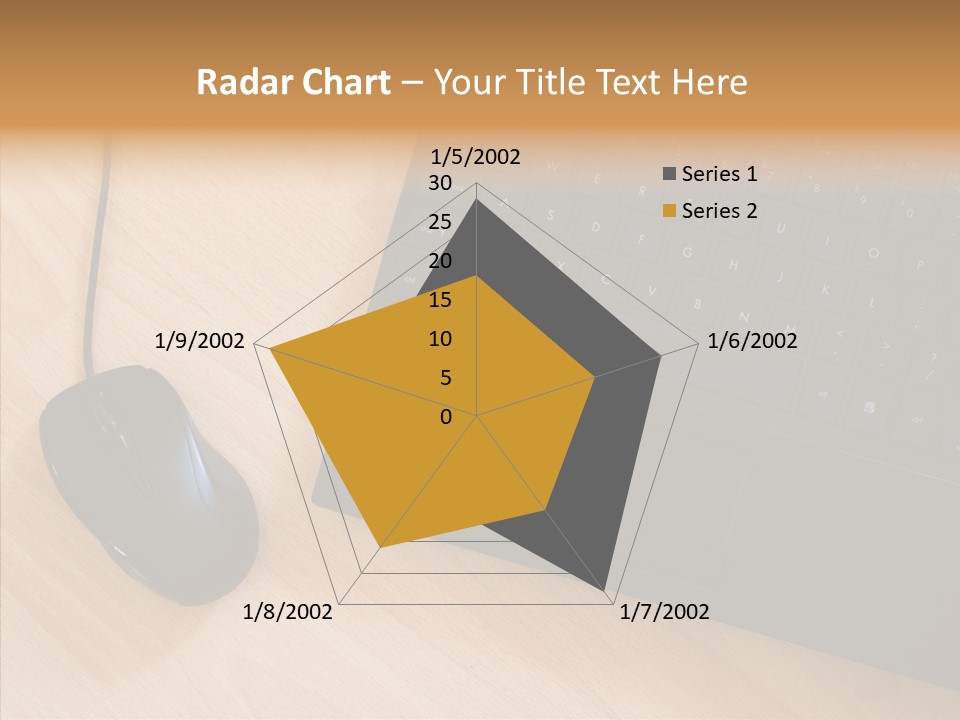 Table Paperwork Gray PowerPoint Template