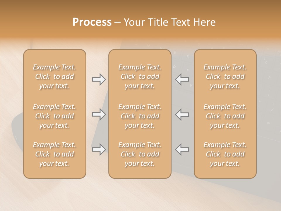 Table Paperwork Gray PowerPoint Template