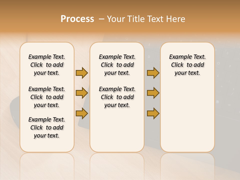 Table Paperwork Gray PowerPoint Template
