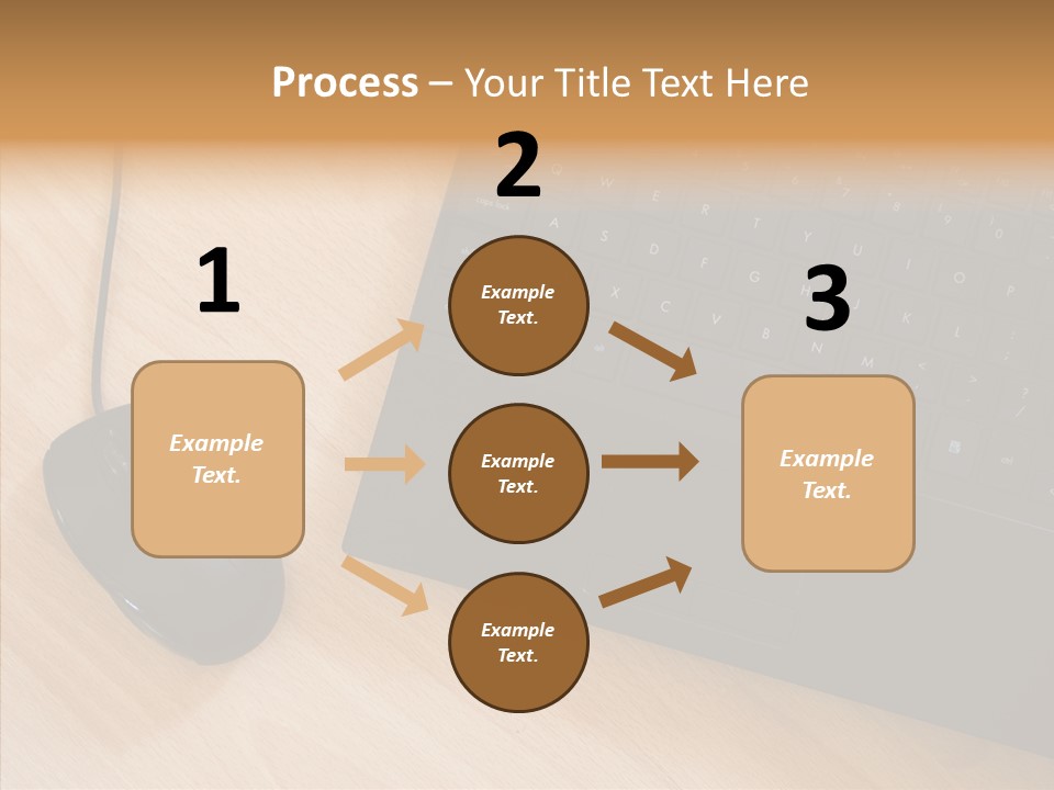 Table Paperwork Gray PowerPoint Template