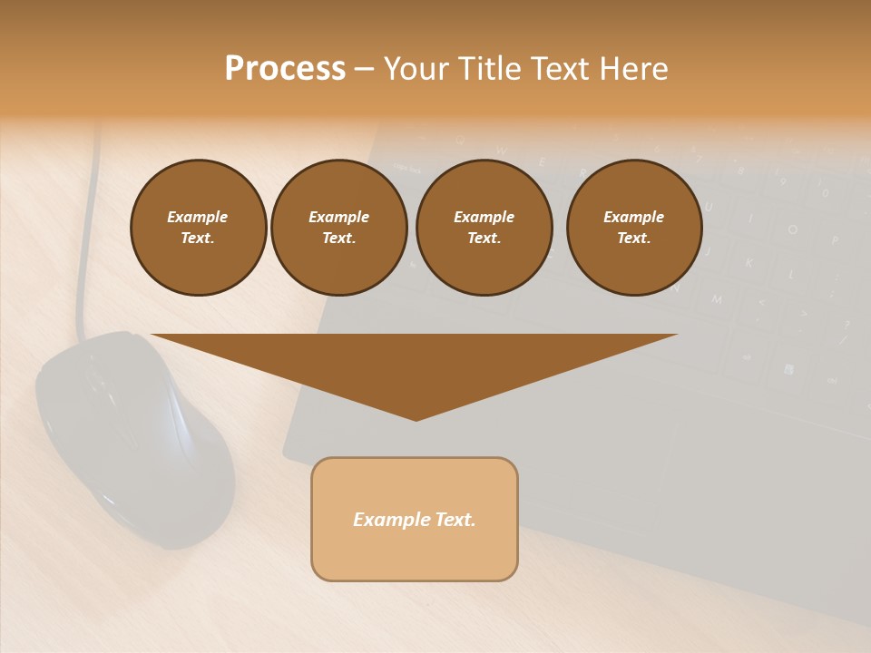 Table Paperwork Gray PowerPoint Template
