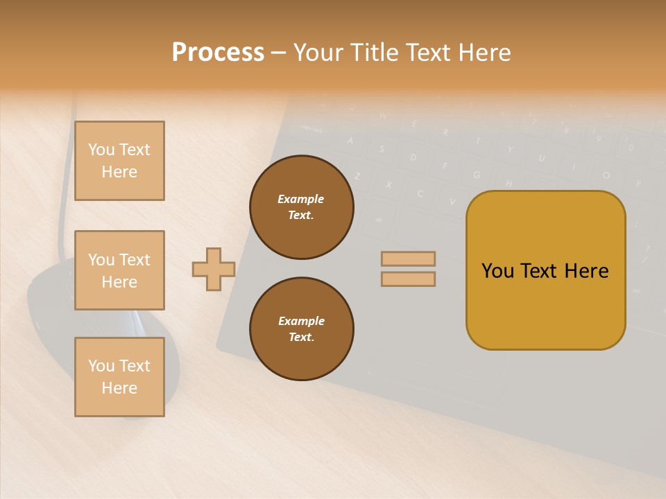 Table Paperwork Gray PowerPoint Template