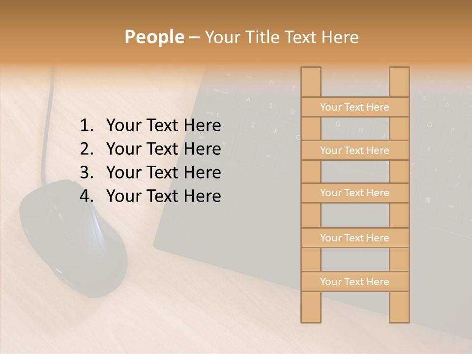 Table Paperwork Gray PowerPoint Template
