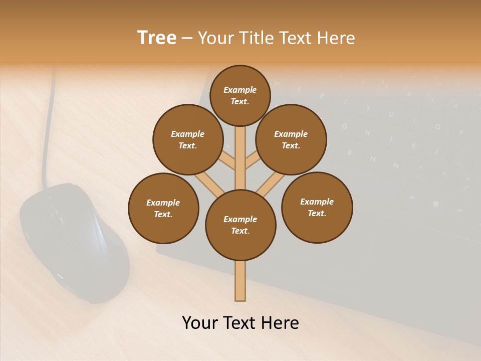 Table Paperwork Gray PowerPoint Template