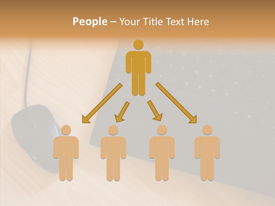 Table Paperwork Gray PowerPoint Template