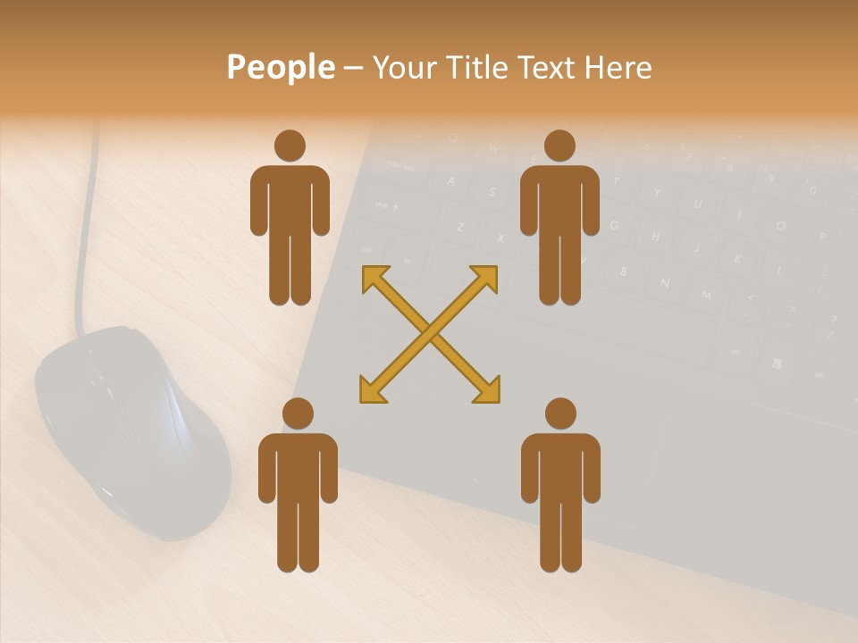 Table Paperwork Gray PowerPoint Template