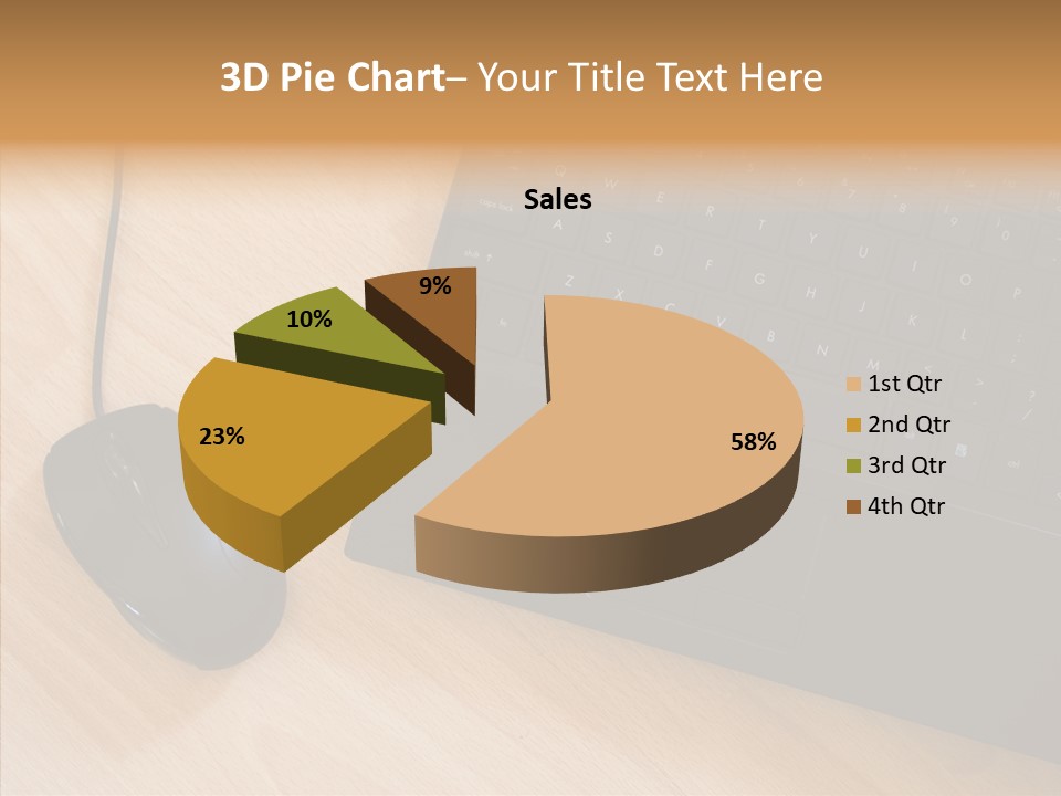 Table Paperwork Gray PowerPoint Template