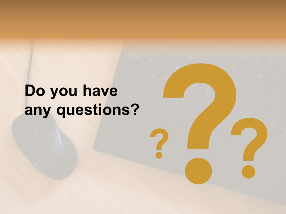 Table Paperwork Gray PowerPoint Template