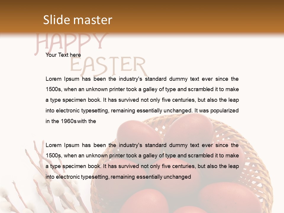 Tradition Red Eat PowerPoint Template