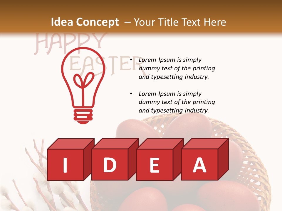 Tradition Red Eat PowerPoint Template