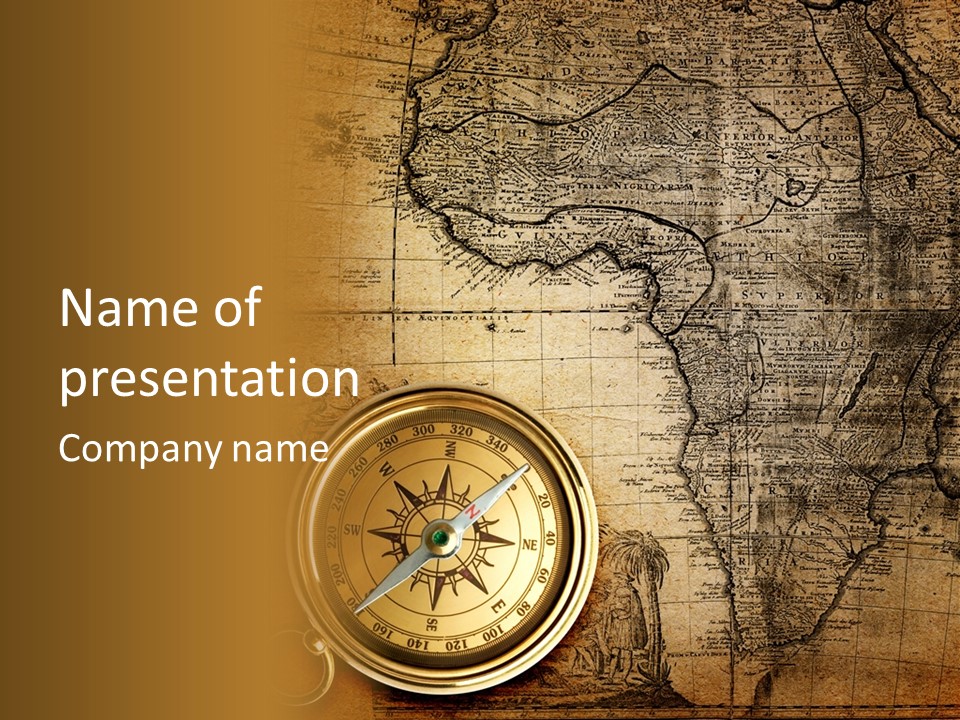 Antique Maps PowerPoint Template