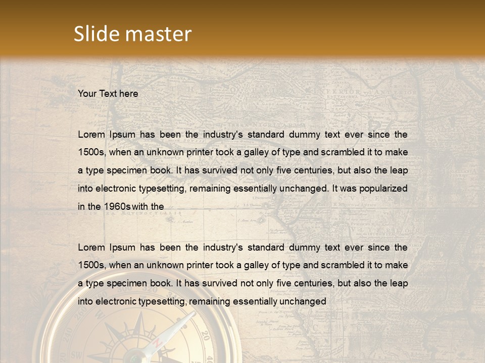 Antique Maps PowerPoint Template