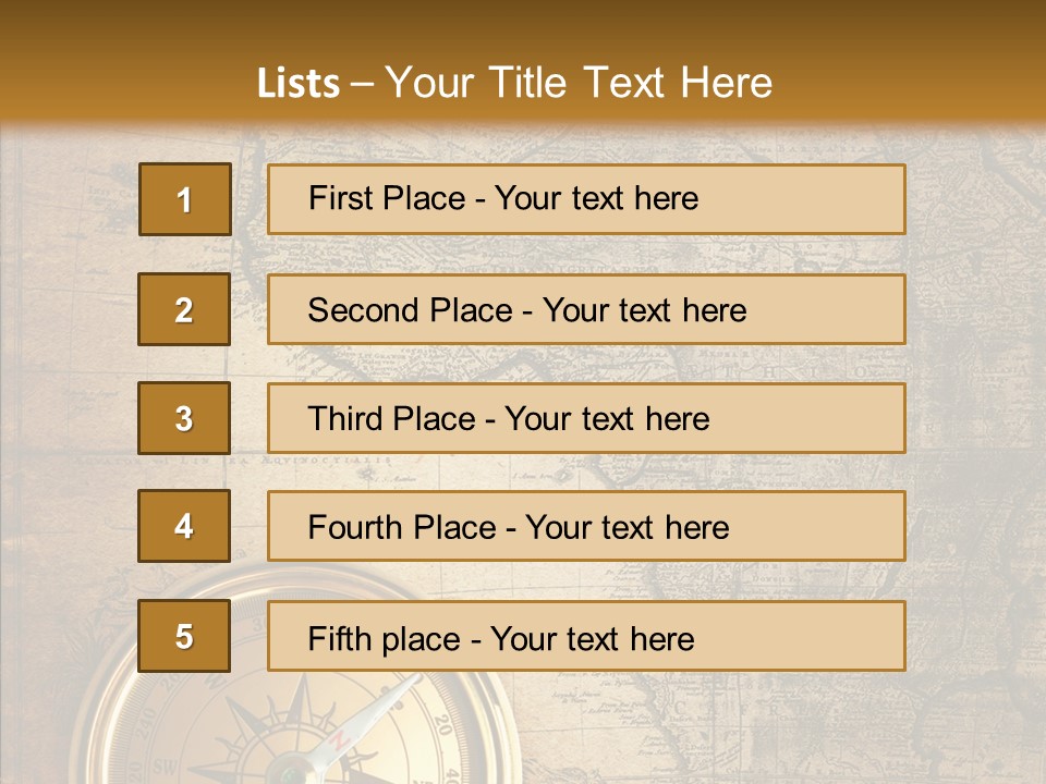 Antique Maps PowerPoint Template