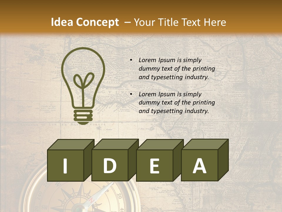 Antique Maps PowerPoint Template