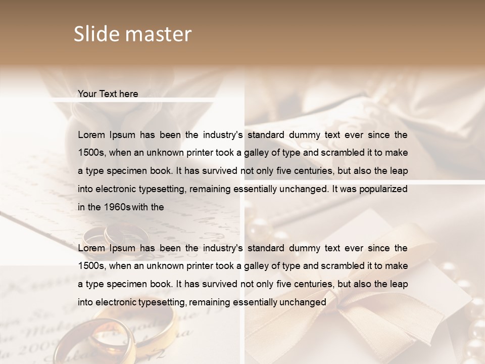 Wedding Collage PowerPoint Template