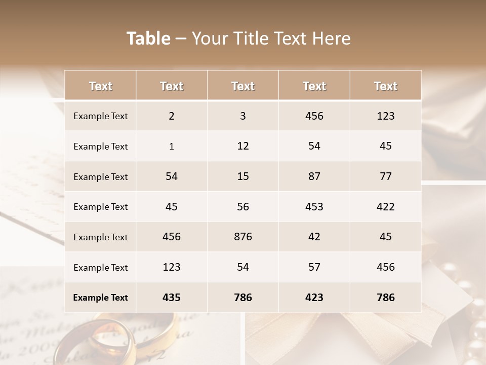 Wedding Collage PowerPoint Template