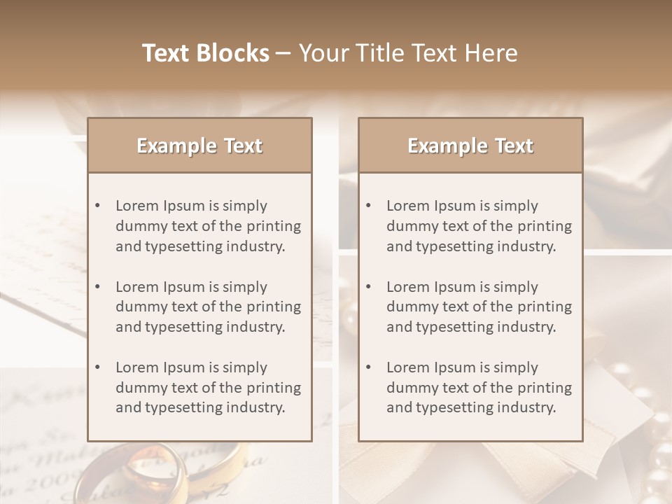 Wedding Collage PowerPoint Template