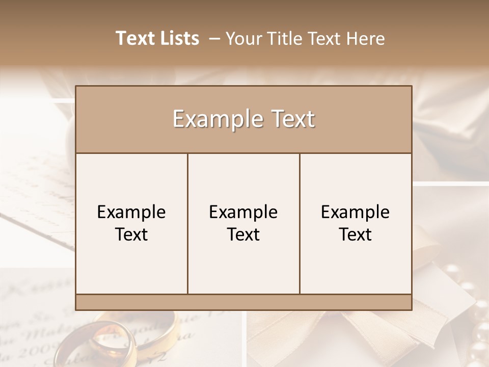 Wedding Collage PowerPoint Template