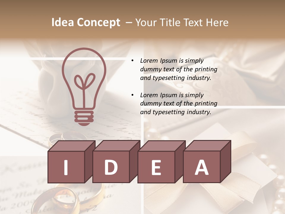 Wedding Collage PowerPoint Template