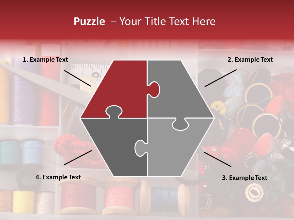 Sewing Supplies PowerPoint Template