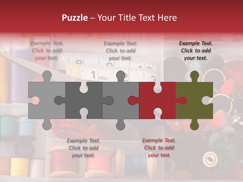 Sewing Supplies PowerPoint Template