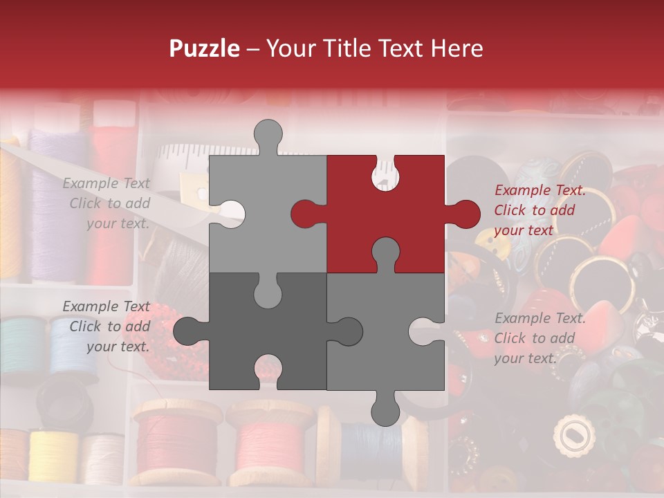 Sewing Supplies PowerPoint Template