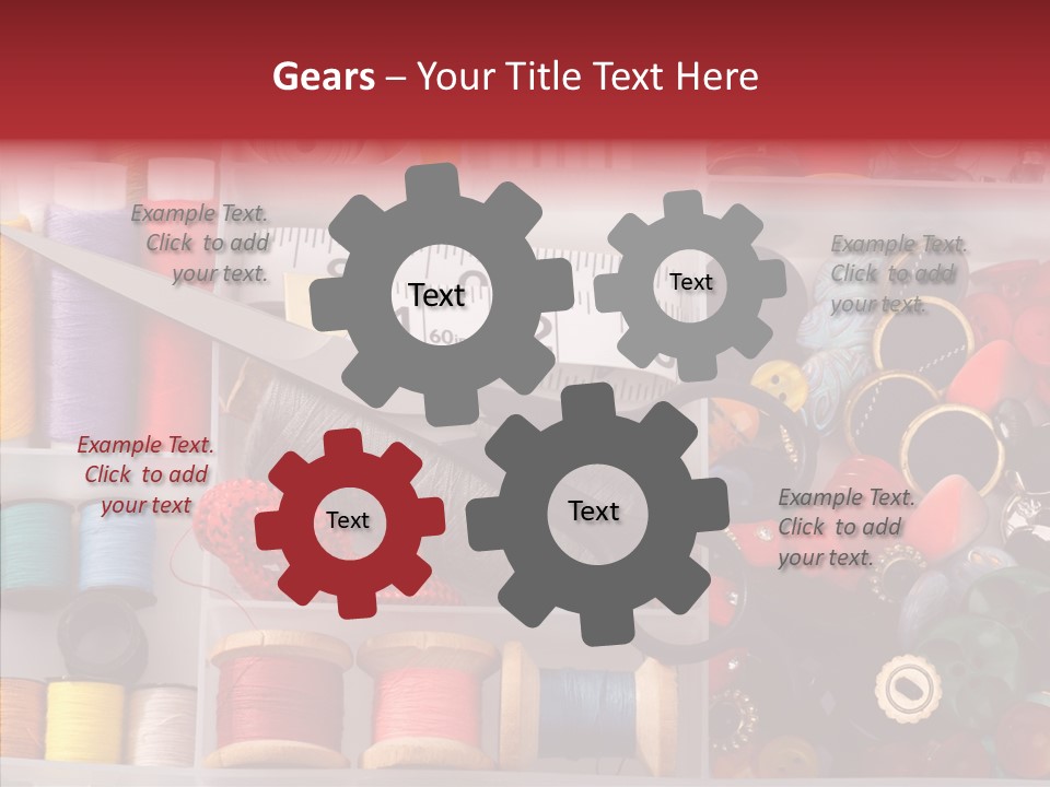 Sewing Supplies PowerPoint Template