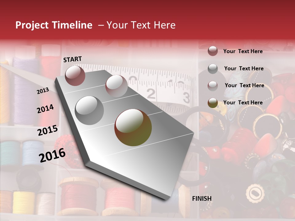 Sewing Supplies PowerPoint Template